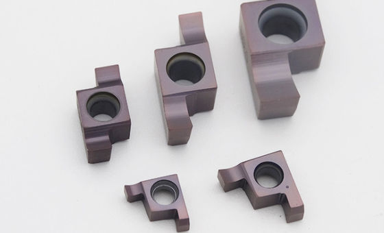 GER100-C Radius Grooving Insert Carbide เม็ดมีดตัด CNC สำหรับโลหะ