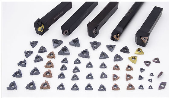 PVD เคลือบ CNC เม็ดมีดเหล็กความเร็วสูงที่สามารถจัดทำดัชนีได้สำหรับการกลึงโลหะ 16ER 16UN